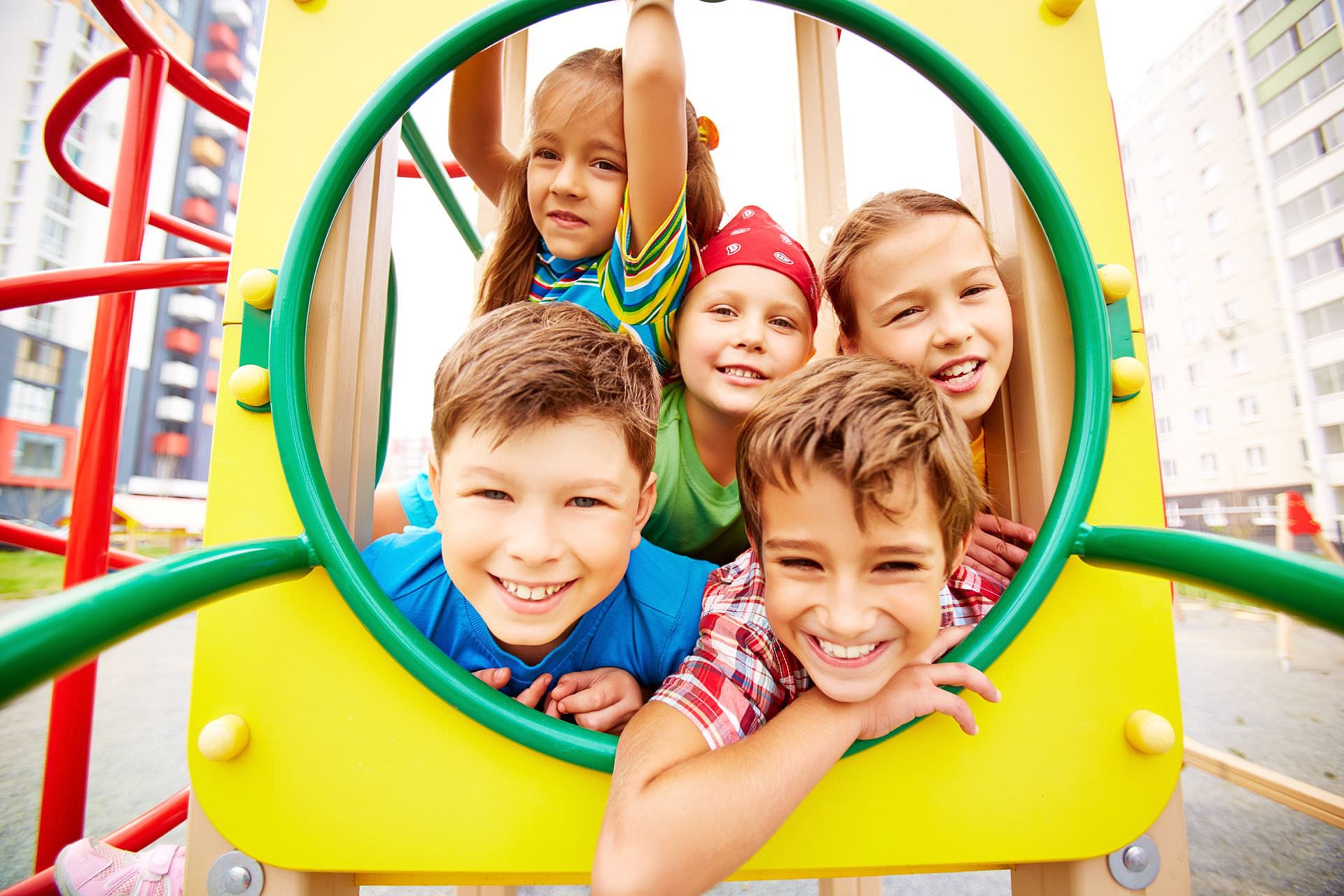 Happy healthy kids